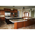 Island Style Mahogany Wood Kitchen Cabinets with Granite Countertops